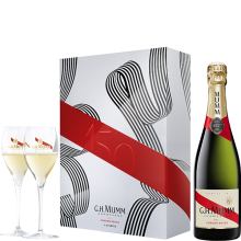 Mumm Cordon Rouge Flute Giftpack 150th Anniversary Edition